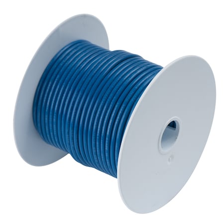 Ancor Primary Wire, Marine, 14 AWG, 1C C, Blue, Vinyl, Stranded, 600V, 100 ft. 104110